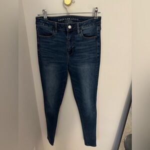 American Eagle Next Level Stretch High Waist Skinny Jeans size 4 Long